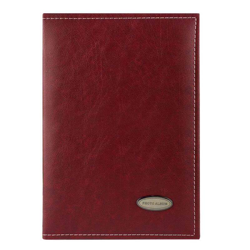 皮面6寸相册家庭纪念册影集240张插页式商务办公相册本袋式相新款