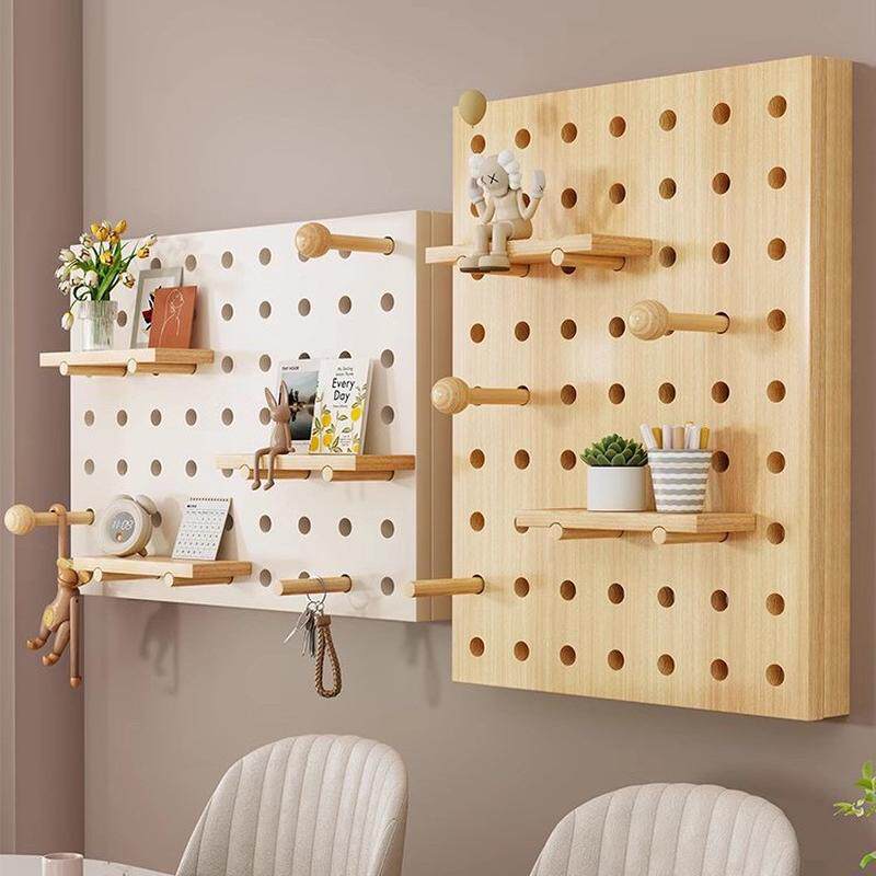 免打孔洞洞板电表箱装饰画北欧配电闸盒子遮挡盖板置物衣架壁挂件