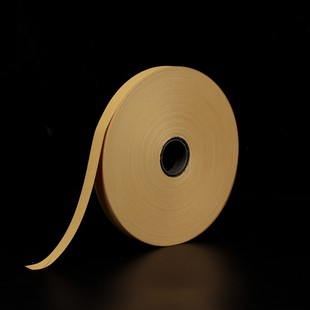 黄色牛皮纸贴盖机胶带全自动天地角制盒机礼品带纸盒贴批发