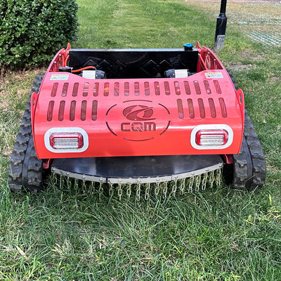 Remote control lawn mower Orchard Flower bed grass crusher