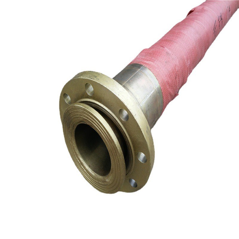 厂家批发大口径胶管煤矿隧道编织排水过泥浆法兰高压通风胶管