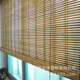 复古竹窗帘上门测量 厂直供农家乐竹帘窗帘竹卷帘酒店会所茶馆日式
