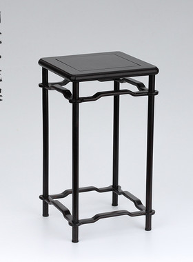 明式花几花架紫光檀实木花架小型花几盆底座架艺术花几红木包邮