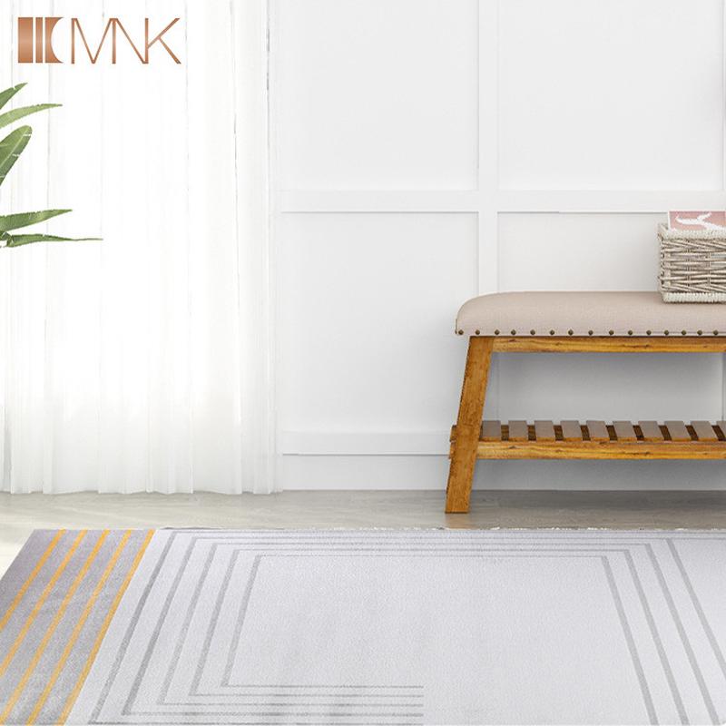 威尔顿机织地毯客厅意式极简客厅地毯耐脏易打理轻奢沙发茶几地毯