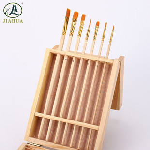 箱木质画手提画架美术用品工具箱收纳箱抽屉式大容量便携展示画材