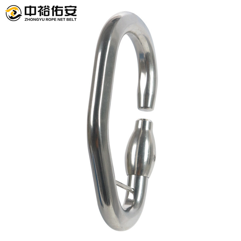 中裕佑安全不锈钢飞越丛林飞拉达树上探险公园安保险扣不间断保护