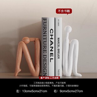 现代艺术客厅电视柜小众摆件奶油风高级感轻奢开放格家居软装饰品