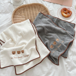 毛巾洗脸成人男女士用非纯棉全棉吸水情侣一对洗澡擦头发干发巾