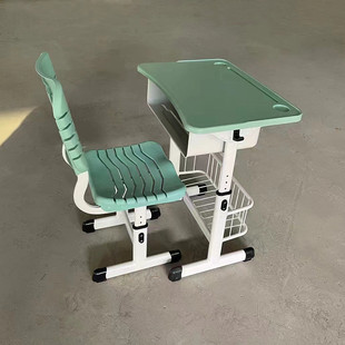 abs塑料课桌椅供应学校课桌椅可升降儿童学习桌椅厂家中小学生