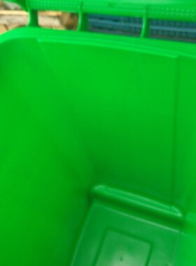 xne240l大号室外环卫加厚塑料商家用分类垃圾桶挂车带轮带盖户外