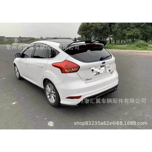 热销翼15-18款福特两厢福克斯尾翼顶翼改装汽车改定风适用于