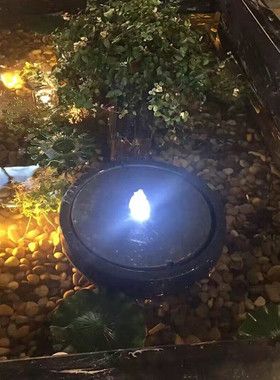 石钵简约流水摆件喷水池水景观小品石雕工艺品喷泉庭院花园装饰品