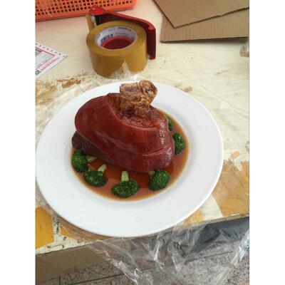 仿真猪蹄髈食品模型仿真菜肴定制产品舞台蔬菜过家家假影楼道具