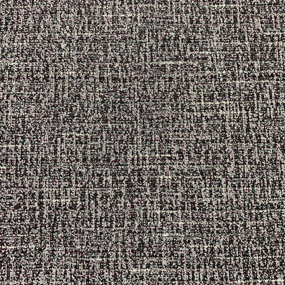 小香风纯色棉麻粗纺热销款高档毛呢提花面料色织服装面料纺织批发