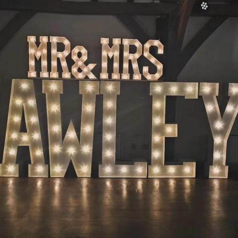 大灯泡字生锈灯泡发光字外露灯泡字led点阵ktv酒吧个性灯泡发光