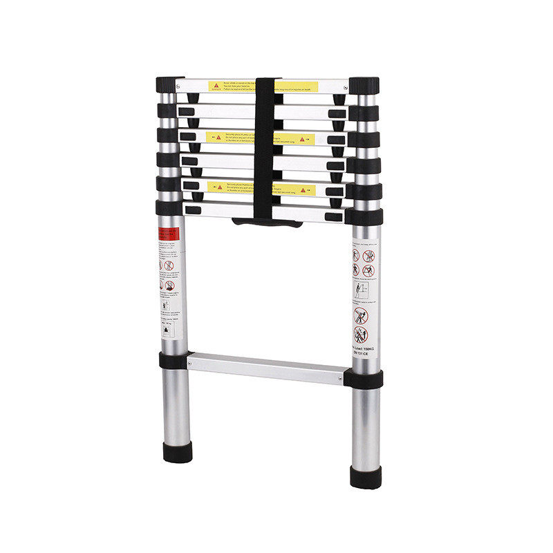 热销不易夹手新款热卖铝合金梯子家用厂家梯伸缩梯工程升降梯直直
