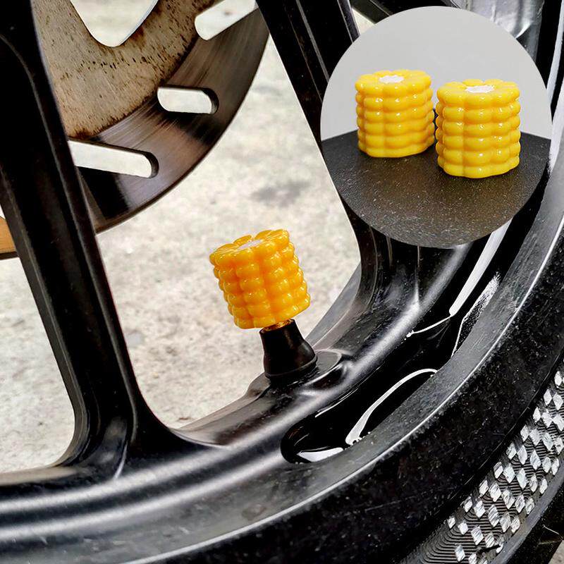 美式复古搞笑玉米汽车轮胎气嘴帽气门嘴电动单车摩托车气嘴芯帽