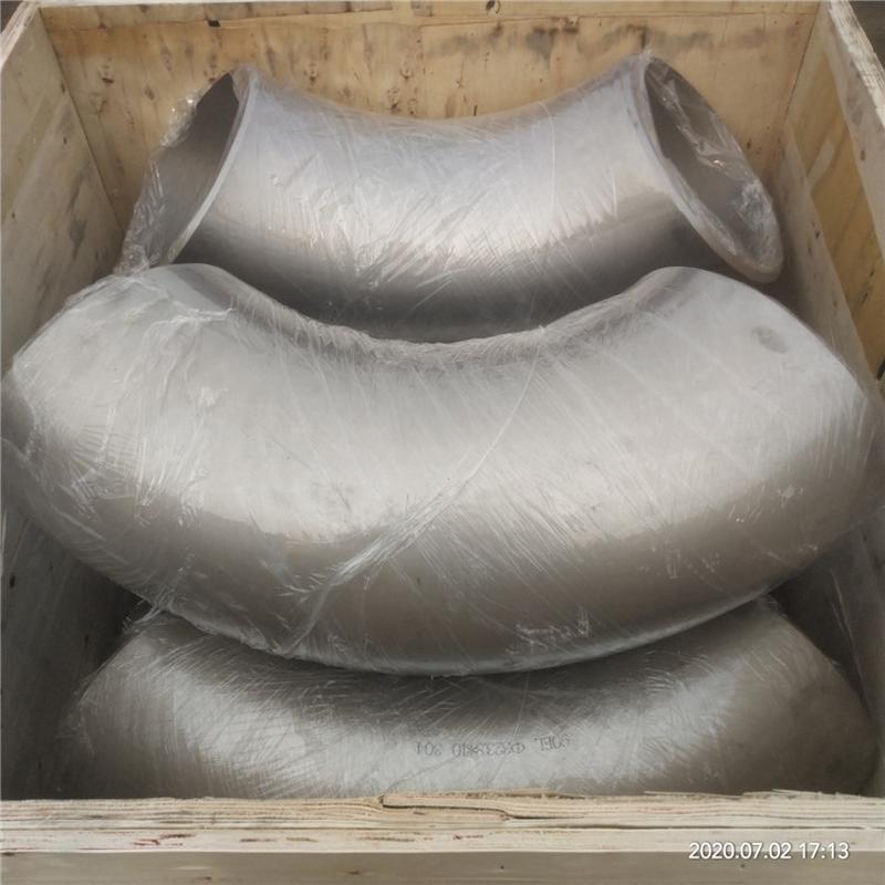 冲压无缝不锈钢弯头304大口径焊接弯头定做厚壁倍数弯头