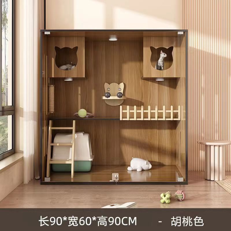 猫家用猫笼室内猫屋猫舍超大自由空间猫柜子豪华猫别墅房子猫咪窝