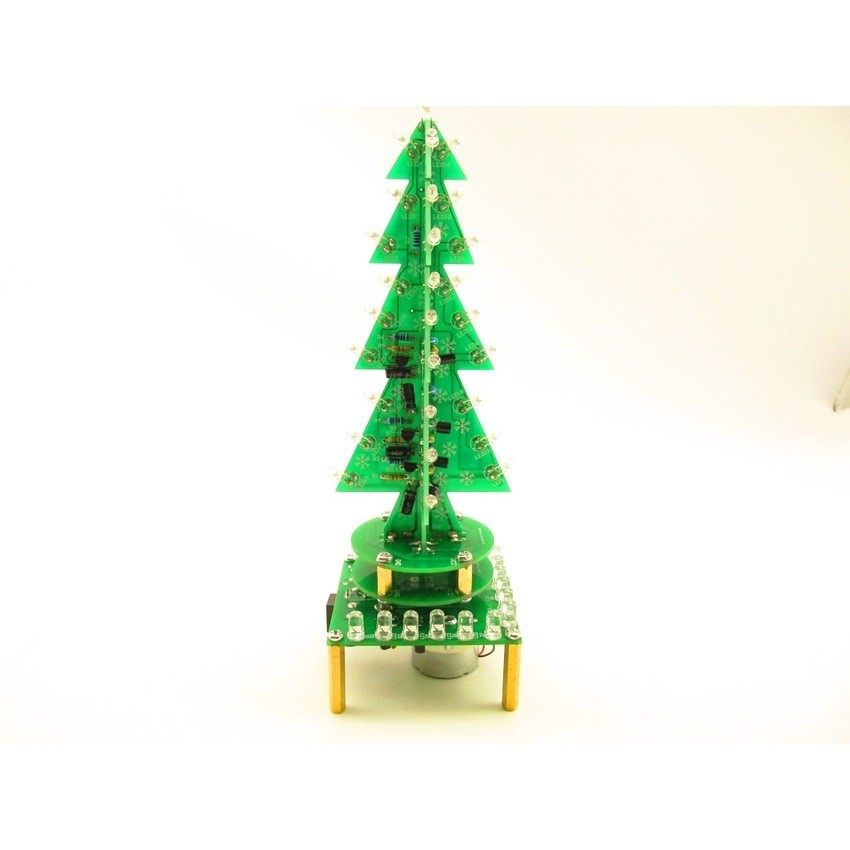 热销旋转七彩音乐圣诞树LED流水灯+呼吸灯树电子DIY制作散件套件,3C数码配件,节电器/省电器,淘宝优惠券,粉丝福利购,淘宝优惠卷