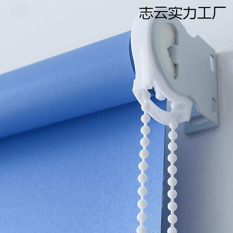 卷帘窗帘全遮光阳台遮阳升降拉式免打孔活动板房卫生间百叶办