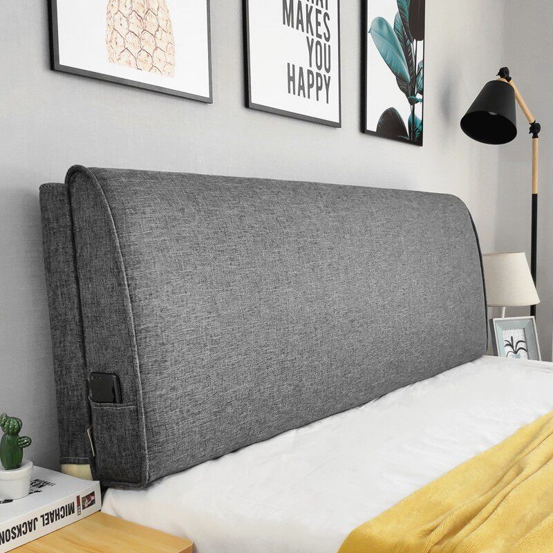 gz6m可定制软包海绵靠背垫沙发靠背大靠包防撞自粘榻榻米床头套