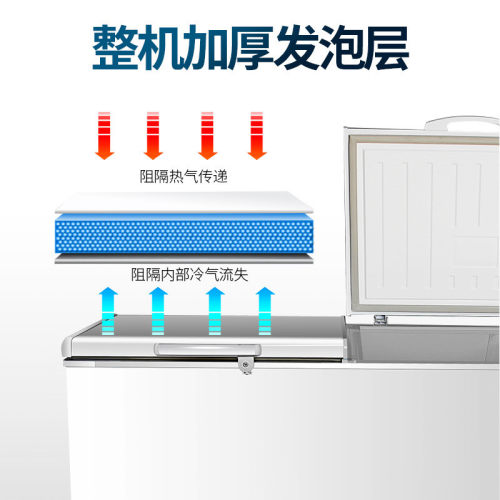 热销卧式冰柜商用大容量速冻冷柜冷藏冷冻保鲜冷冻柜冷藏柜冰柜超