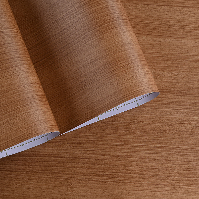 栗子木系列带胶自贴墙贴防水防污仿木家具翻新加厚墙纸改色贴膜