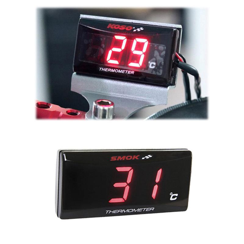摩托车温度表KOSO仪表适用新劲战BWS雷霆G5改装薄款水温表