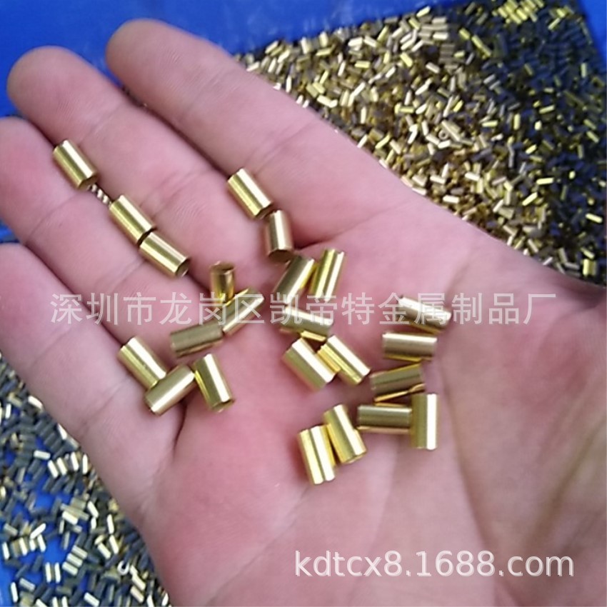 黄铜空心轴套管h65薄壁加工空心铜管滚花拉花黄铜管铜套管