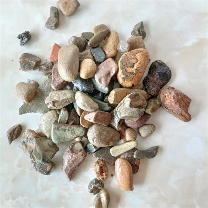 原生态溪流砂七彩溪底鱼缸过滤造景流石砂大叽砂五彩石诱色石