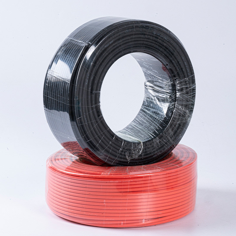 热销连接线铜芯光伏线缆直流电缆pv1-f-光伏直流线太阳能专用多股