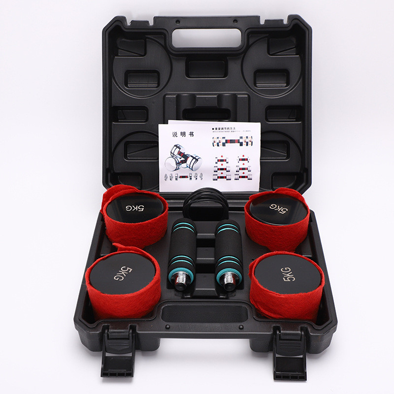 源头工厂哑铃重量可调节纯钢健身器材家用商用实心亚铃批发可