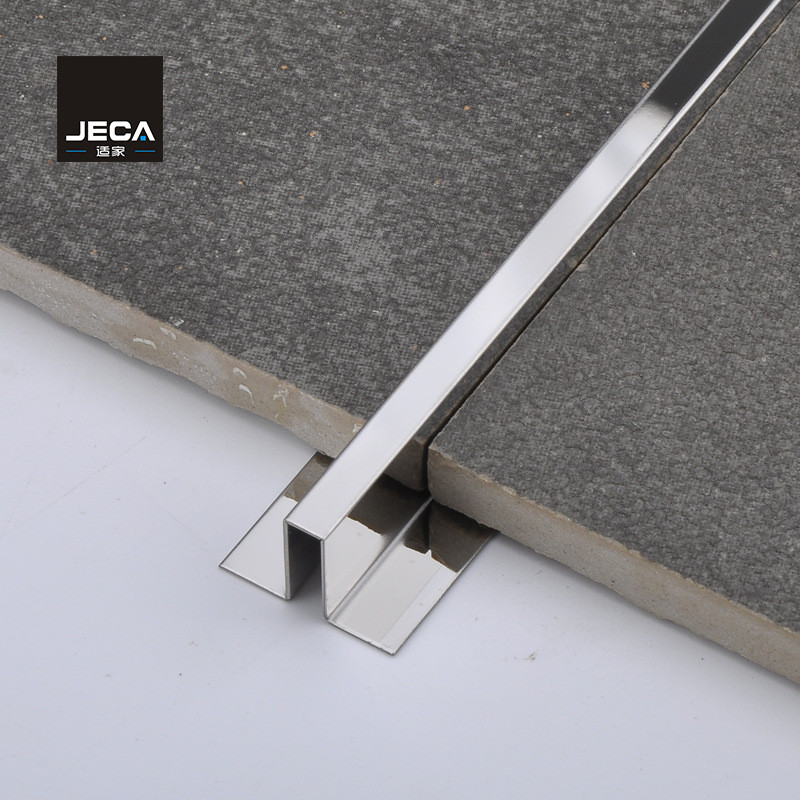 304不锈钢装饰线条阳角线瓷砖护角地板脚踢线修边线u型槽收边条