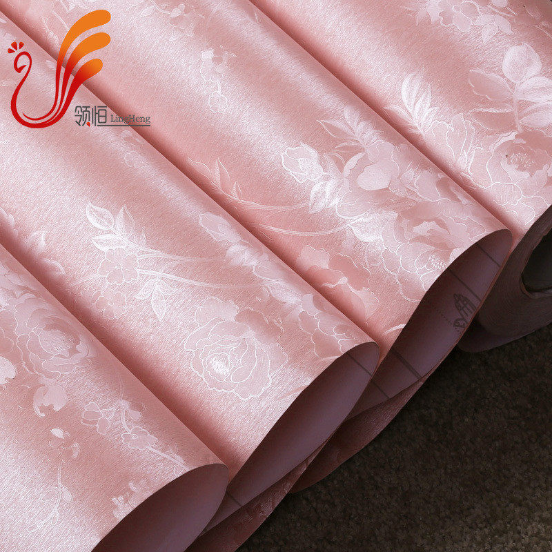加厚粉红墙纸压纹防水PVC自粘墙纸卧室客厅墙壁纸家居室内自粘墙,家装主材,无纺布墙纸,淘宝优惠券,粉丝福利购,淘宝优惠卷