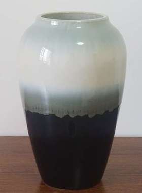 中复古美式陶瓷花瓶摆件插干花客厅电视柜玄关现代简约陶罐水培器