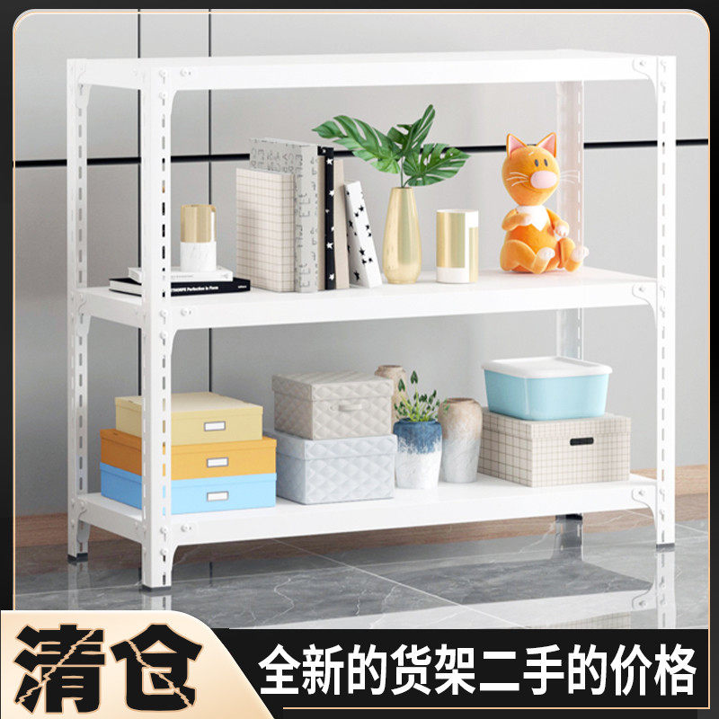 白色小货架三层双层家用厨房微波炉烤箱铁架子二层置物架落地多层,商业/办公家具,仓储货架,淘宝优惠券,粉丝福利购,淘宝优惠卷
