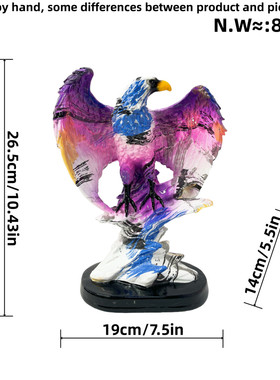 美式仿真立体摆件雕动物头像树脂工艺品办公室书架装饰品送礼