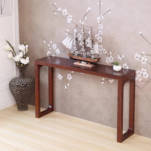 客厅柜案桌靠墙新中式玄关桌实木条案门厅柜供桌香案贡台条几新品