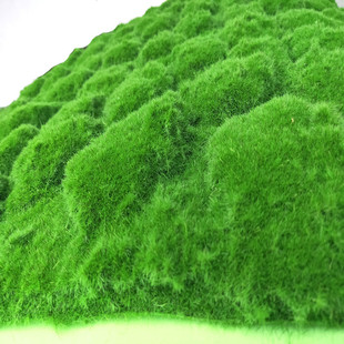 仿真青苔草皮鼓包苔藓场景软装仿真植物墙绿色植物草坪橱窗装饰品