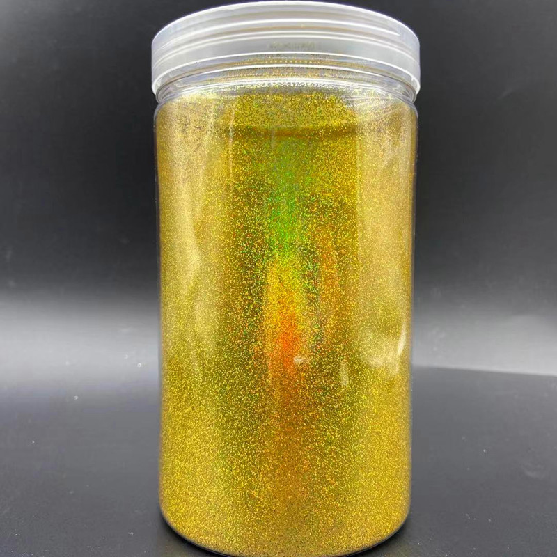 超亮款高光超薄耐溶剂镭射金葱粉彩虹七彩美甲亮片0.2mm粗100克装