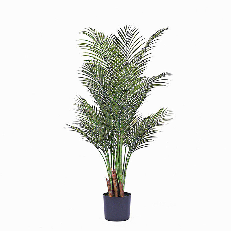 燃可做防祖【】仿真散尾葵凤尾葵大型绿植盆栽室内落地摆件棕榈树
