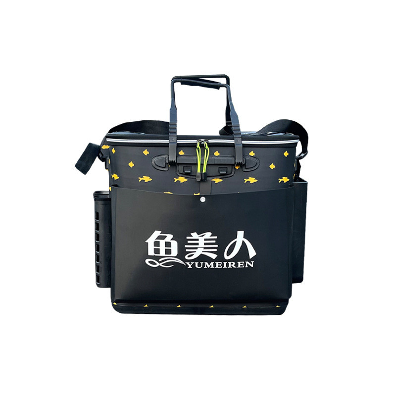 厂家批发新款带双层复合料活鱼桶加厚提手防水便携超大容量活鱼桶