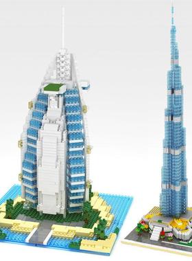 热销yz052-088建筑模型钻石颗粒积木66519城堡66525天坛071城堡