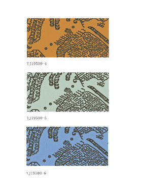 现代新中式高精密提花纯色涤纶沙发布装饰面料全窗帘材质yj19500