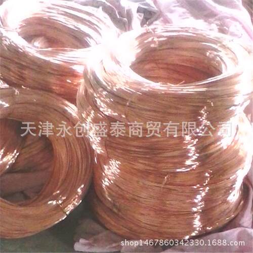 镀锡铜丝裸铜丝绞合线线铜绞紫铜毛细紫铜丝tu1t2无氧紫铜丝