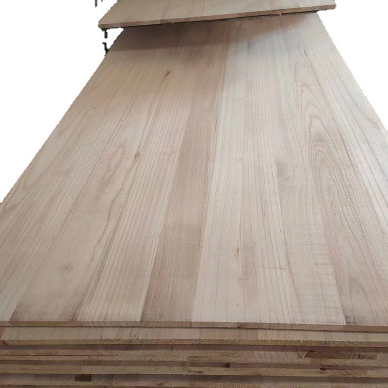 各种规格拼板指接板泡桐木桐木实木板材衣柜断层桐木板装修木板条
