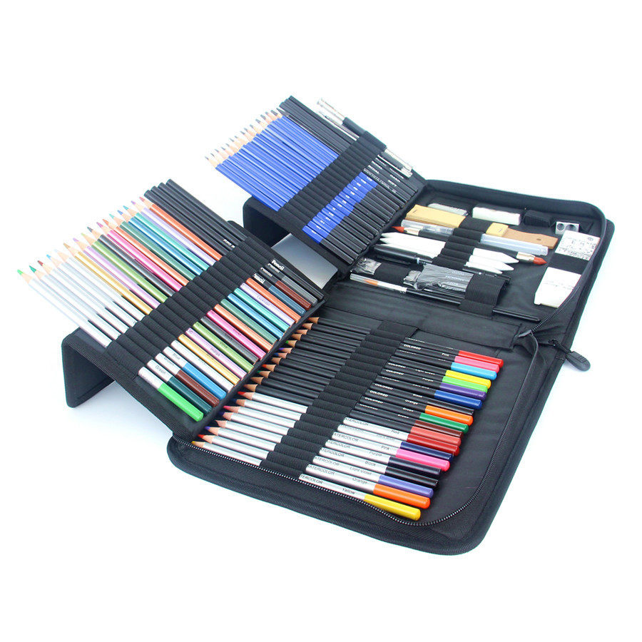 83彩铅素描件套装彩色铅笔套装美术铅笔套装绘画素描工具,文具电教/文化用品/商务用品,铅笔/自动铅笔,淘宝优惠券,粉丝福利购,淘宝优惠卷