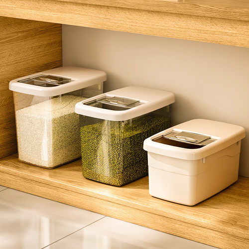 密封防虫米桶塑料储米箱米缸面粉桶多功能防潮加厚带盖厨房储物盒