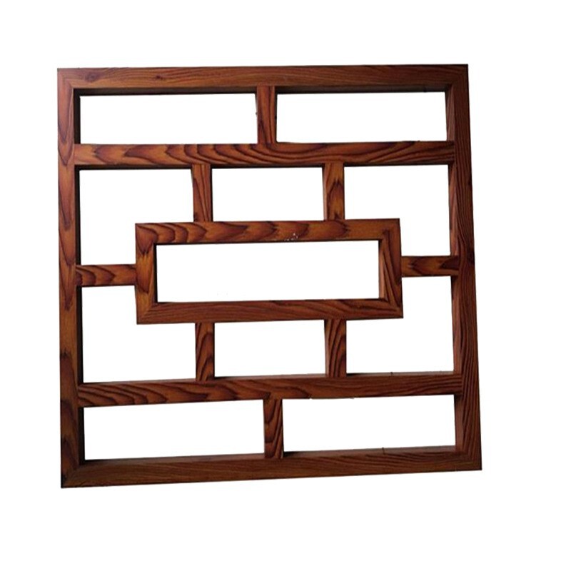 中式仿古铝合金窗花仿木纹雕花镂空艺格栅铝合金铝隔断装饰铝窗花